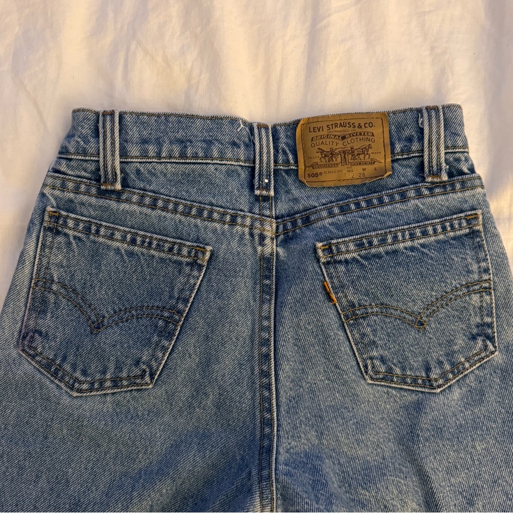 ORANGE TAB Vintage Levi’s 505 Jeans
